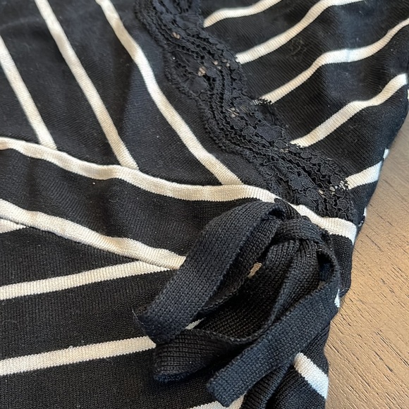 Black little Bebe cross cross tank - Picture 5 of 5